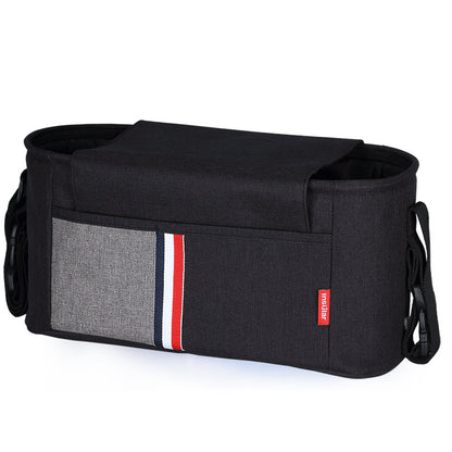 Portable waterproof baby stroller hanging bag