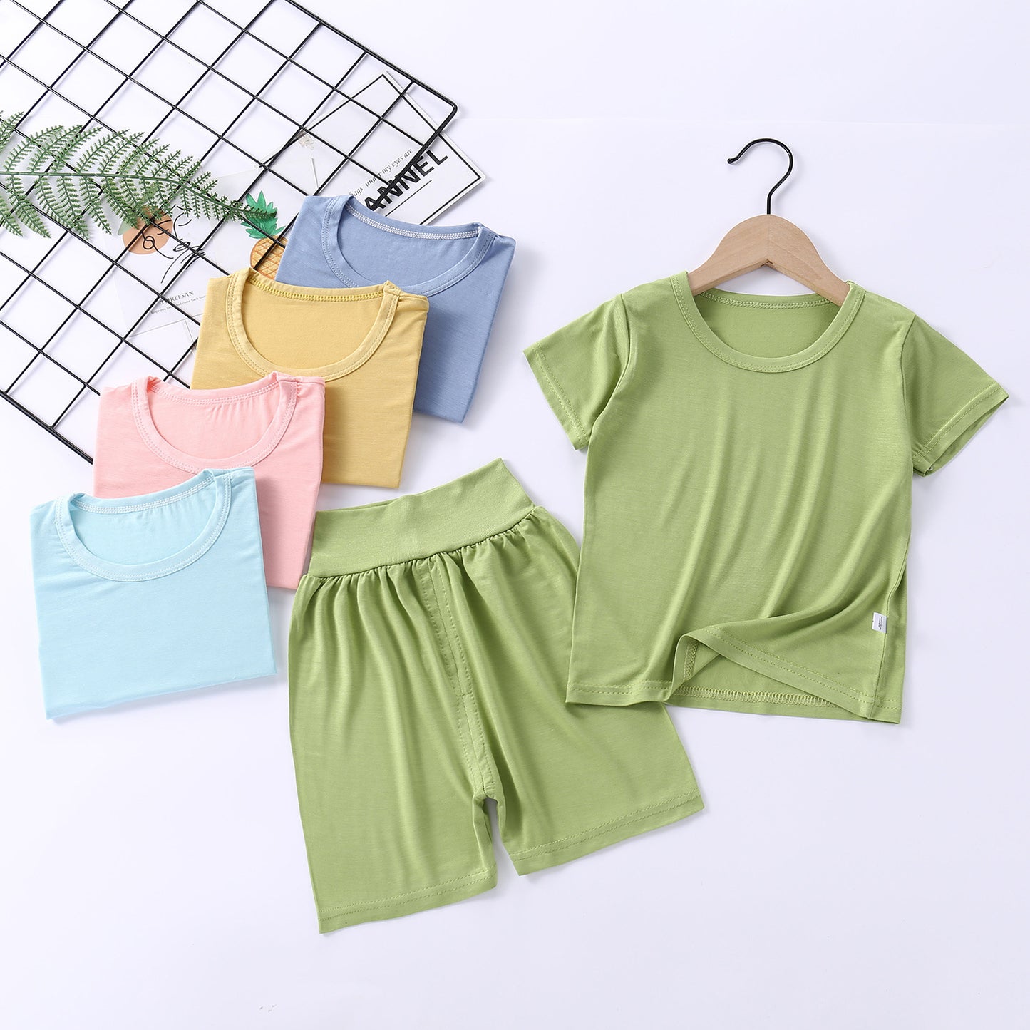 Children's Modal Short-sleeved suit