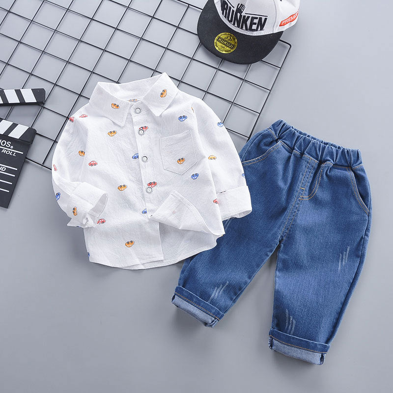 Boys Spring Autumn Cotton Clothing Set