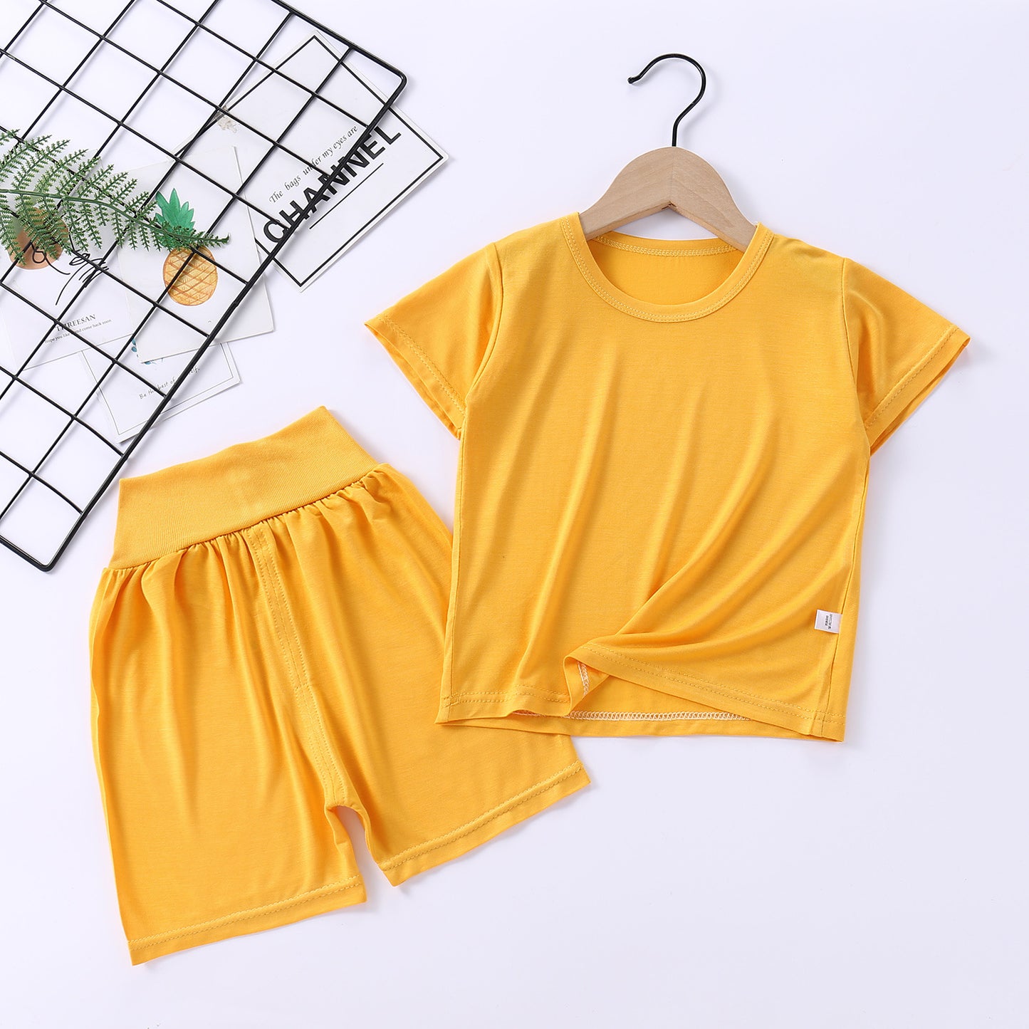 Children's Modal Short-sleeved suit
