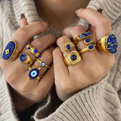 Ring with Natural Stone