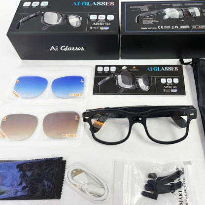 AIMB-G1 Smart Glasses with AI Translation
