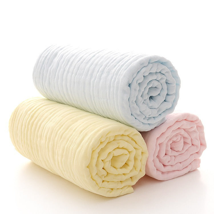 Plain Gauze Baby Bath Towel