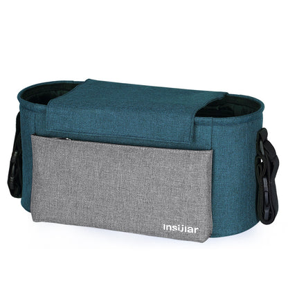 Portable waterproof baby stroller hanging bag
