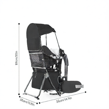 Adjustable Baby Hiking Backpack with Foldable Frame