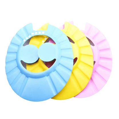Adjustable children's shampoo cap