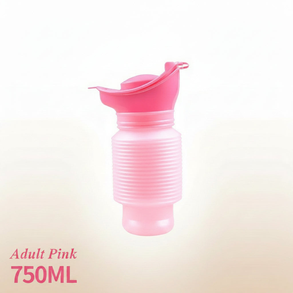 Collapsible Travel Urinal with Cartoon Lids