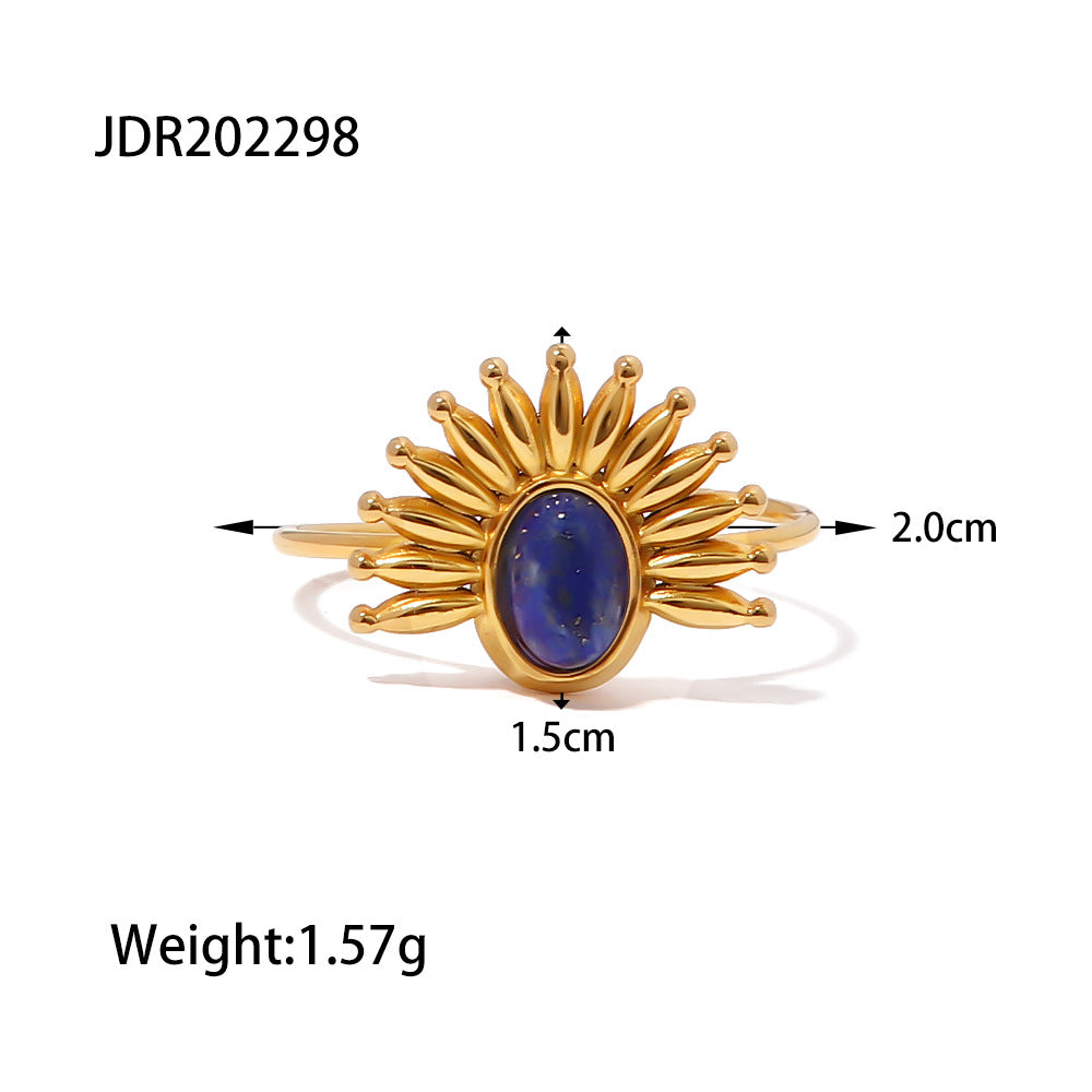 Ring with Natural Stone