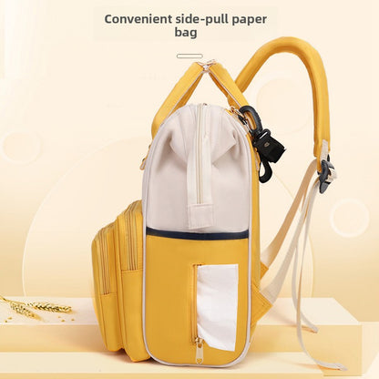 Multifunctional Diaper Backpack with Insulation