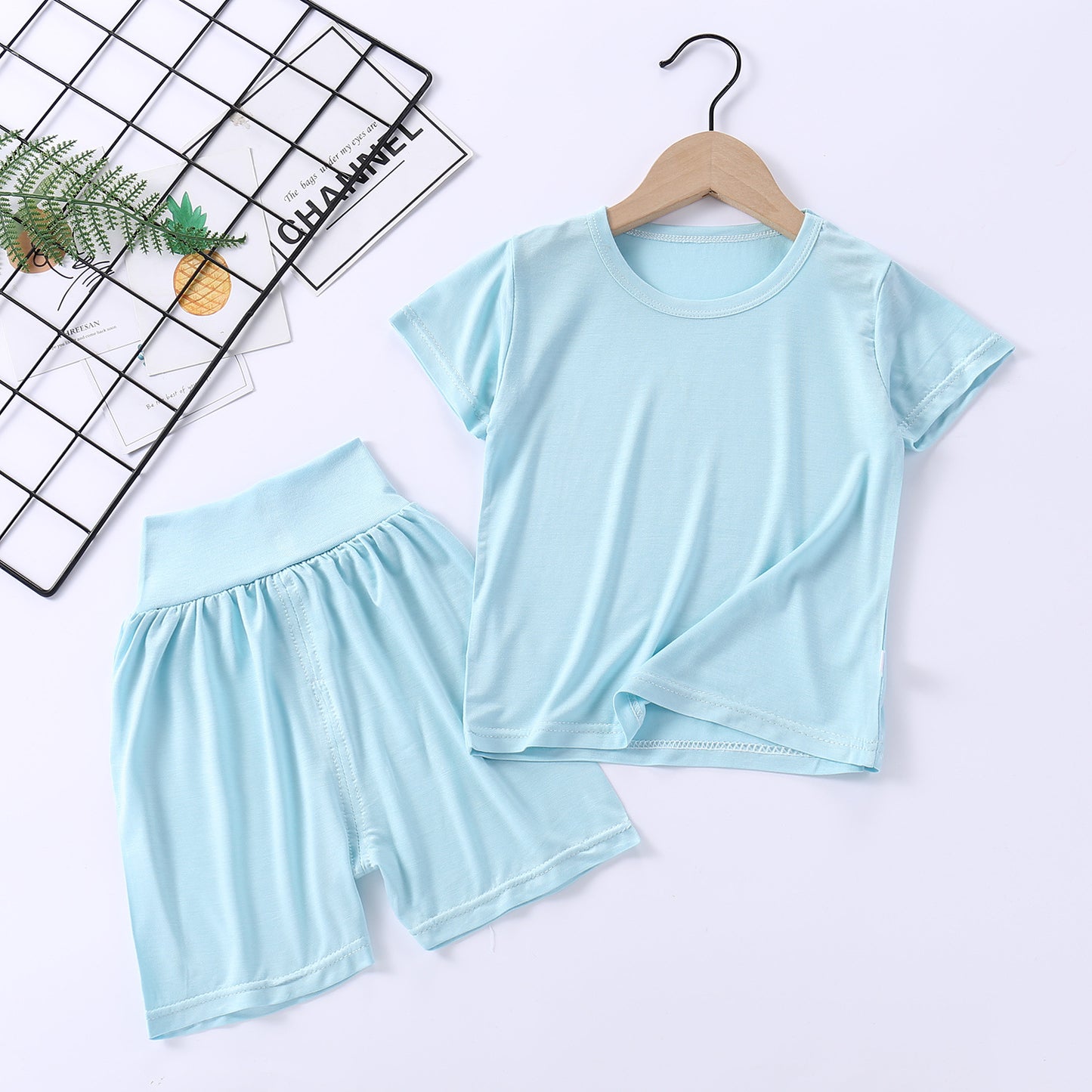 Children's Modal Short-sleeved suit