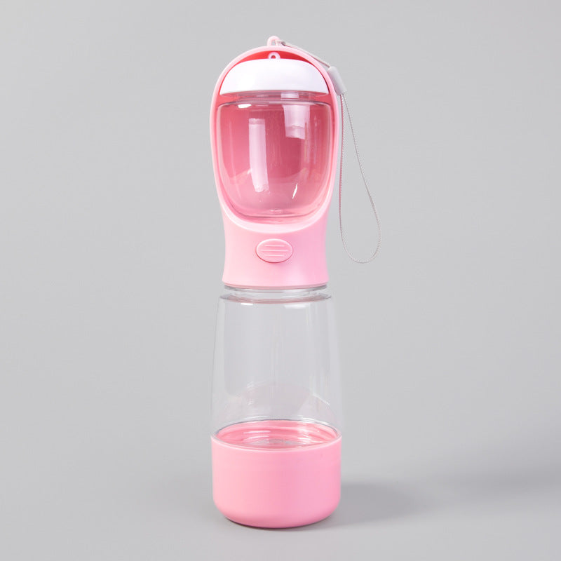 Portable Pet Outdoor Water Dispenser with Trash Box