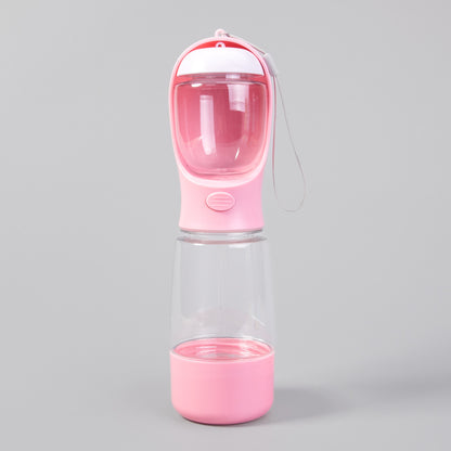 Portable Pet Outdoor Water Dispenser with Trash Box