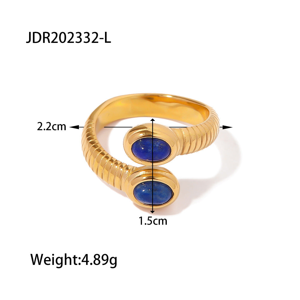 Ring with Natural Stone