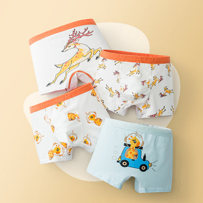 Children's breathable boxer shorts
