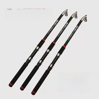 Fiberglass Fishing Rod Set with Reel