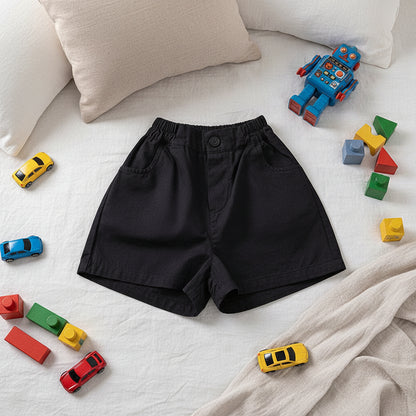 Children Cotton Knee-Length Shorts