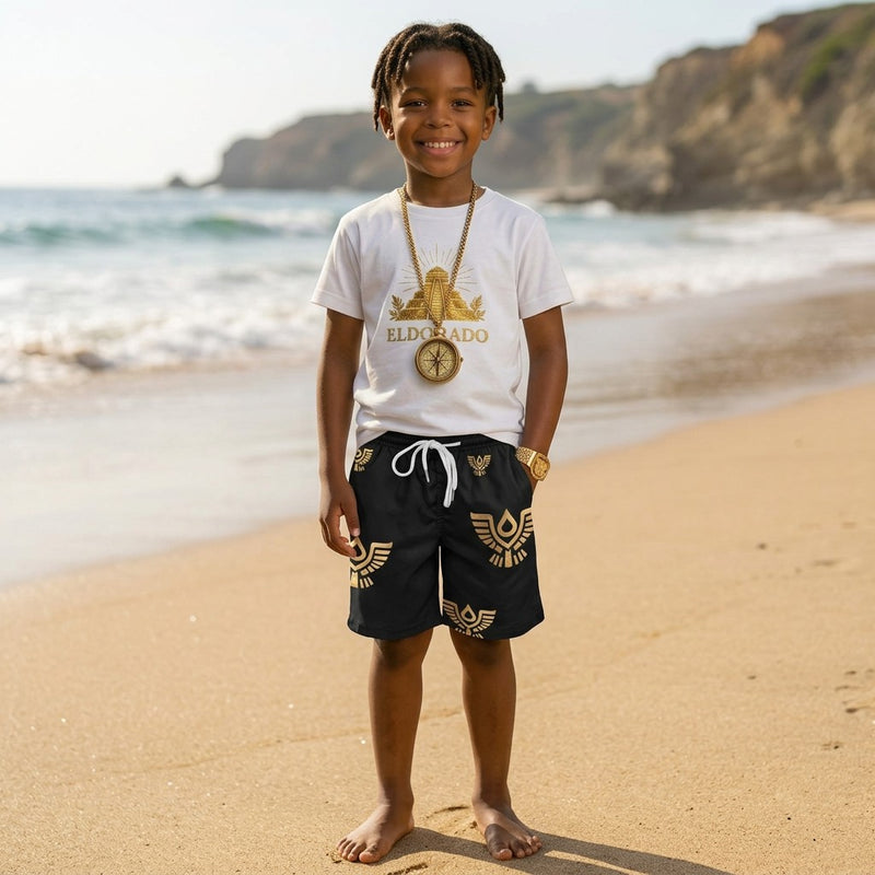 Golden Boys' Causal Beach Shorts (L52)