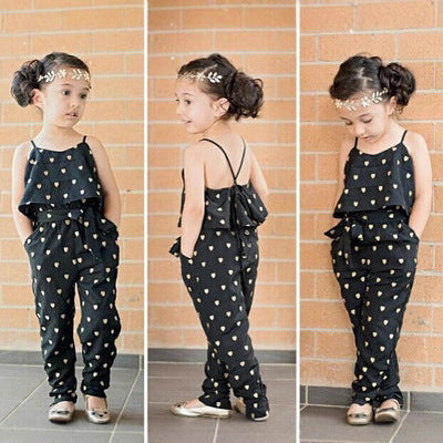 Cute halter one-piece children's clothing
