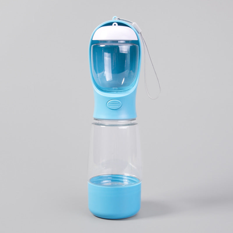 Portable Pet Outdoor Water Dispenser with Trash Box