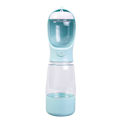 Portable Pet Outdoor Water Dispenser with Trash Box