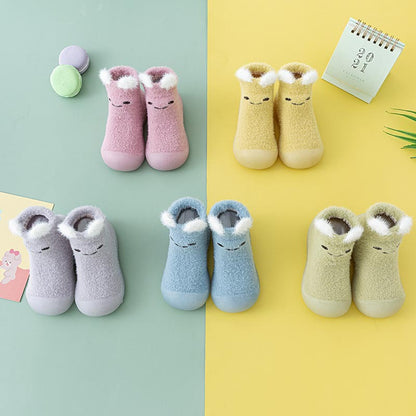 Warm Mink Velvet Baby Shoes Soft Sole Anti-Slip