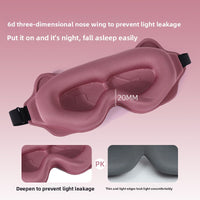 3D Contoured Light Blocking Sleep Eye Mask